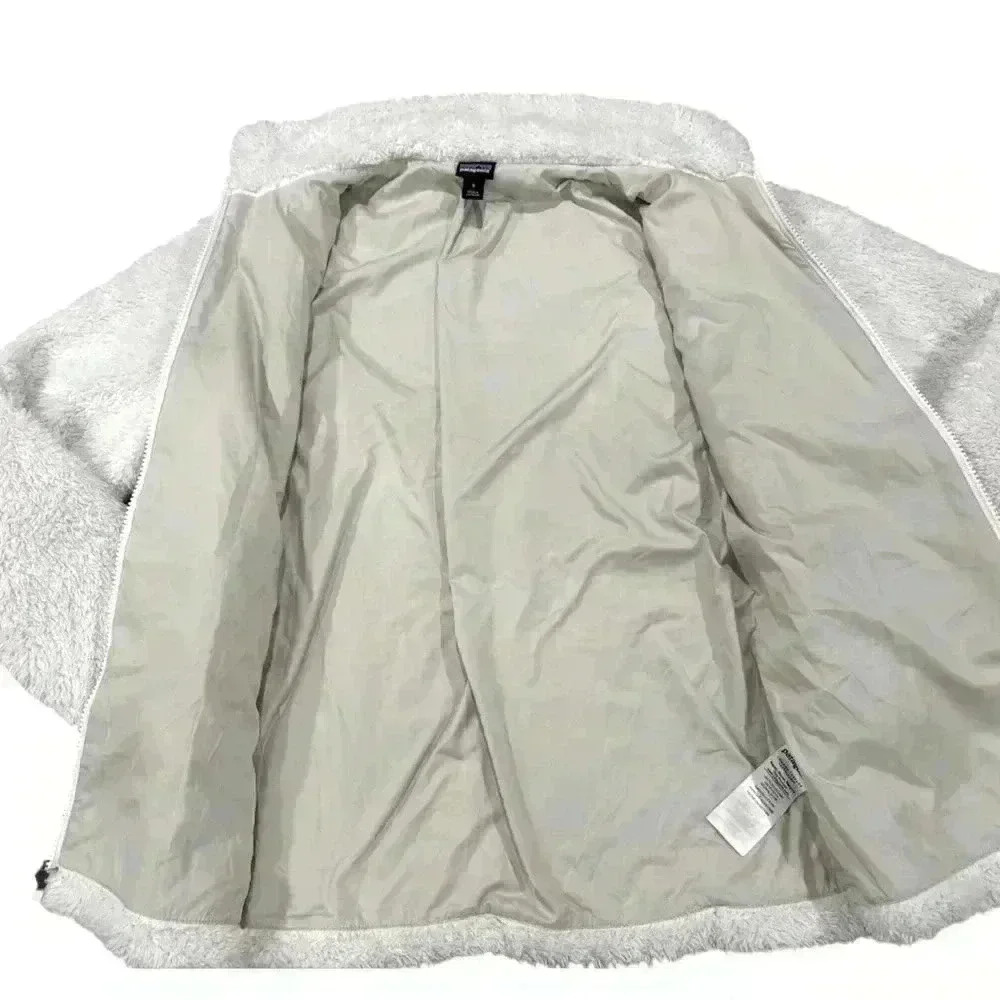 Patagonia Womens Los Gatos White/Cream Fleece Jacket Women’s Size Small - Picture 3 of 7